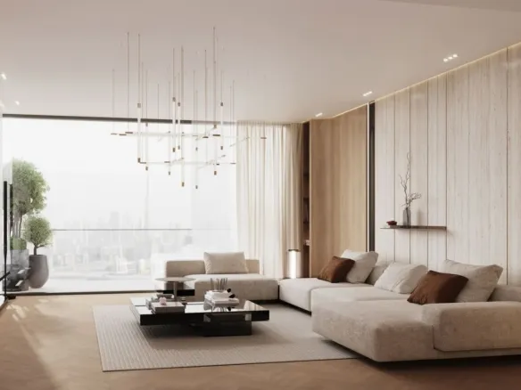 Binghatti Ivory — интерьер гостиной