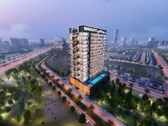 Binghatti Nova в районе JVC (Джумейра Вилладж Серкл) — фото 1