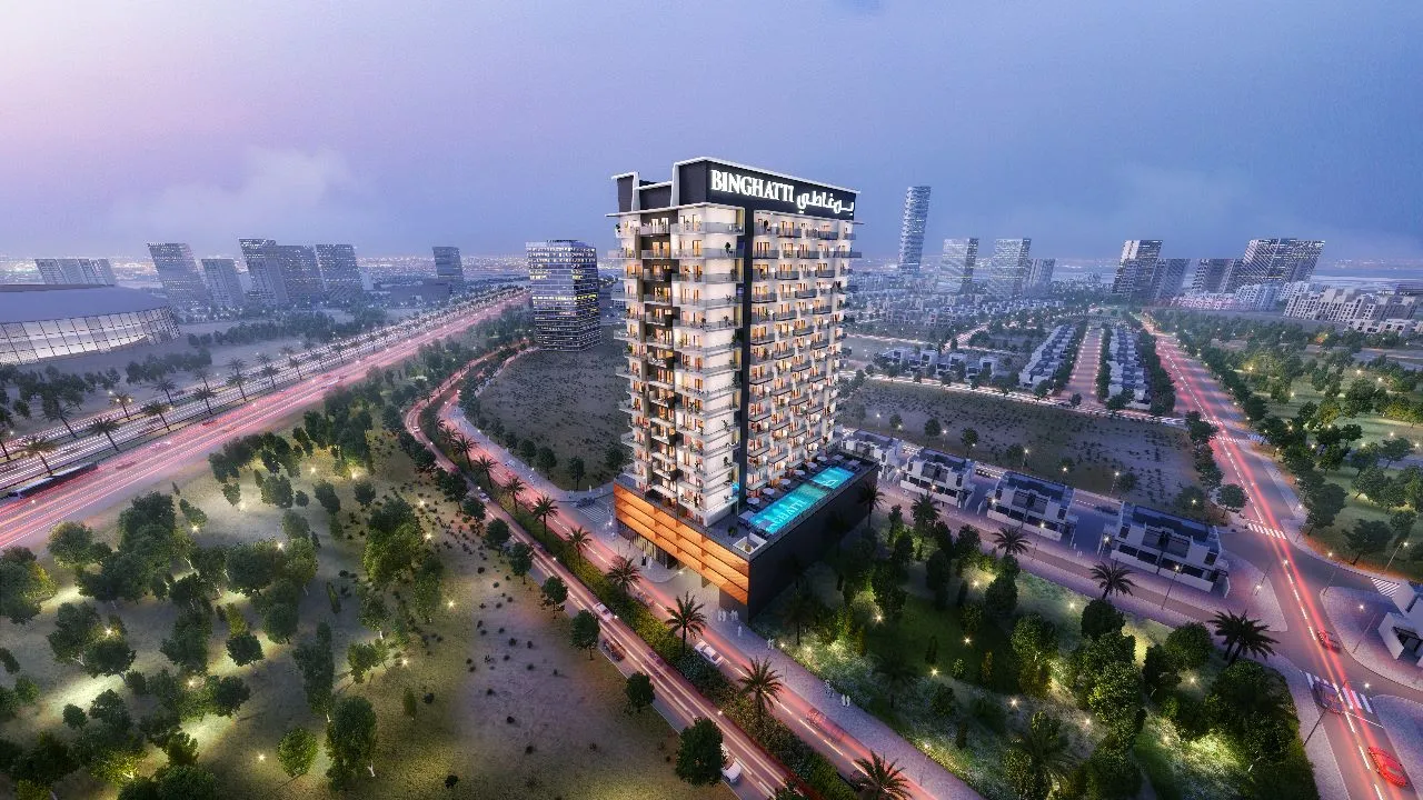 Binghatti Nova в районе JVC (Джумейра Вилладж Серкл) — фото 1