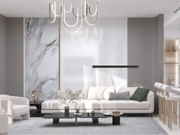 Binghatti Onyx — интерьер гостиной