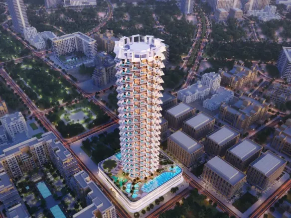 Binghatti Phantom в районе JVC (Джумейра Вилладж Серкл) — фото 1