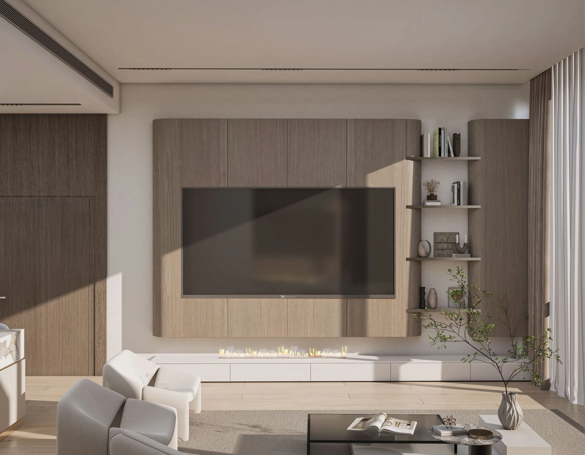 Binghatti Phoenix — интерьер гостиной, фото 7
