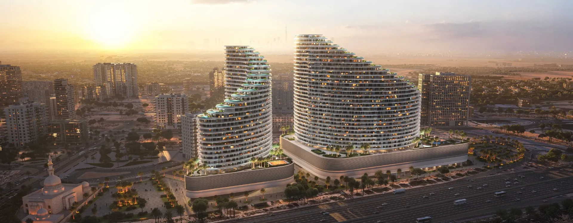 Binghatti Skyflame в районе Маджан — фото 1