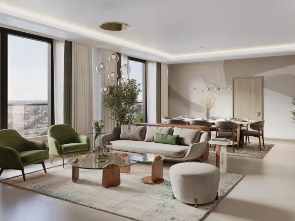 Bliss Tower — интерьер гостиной