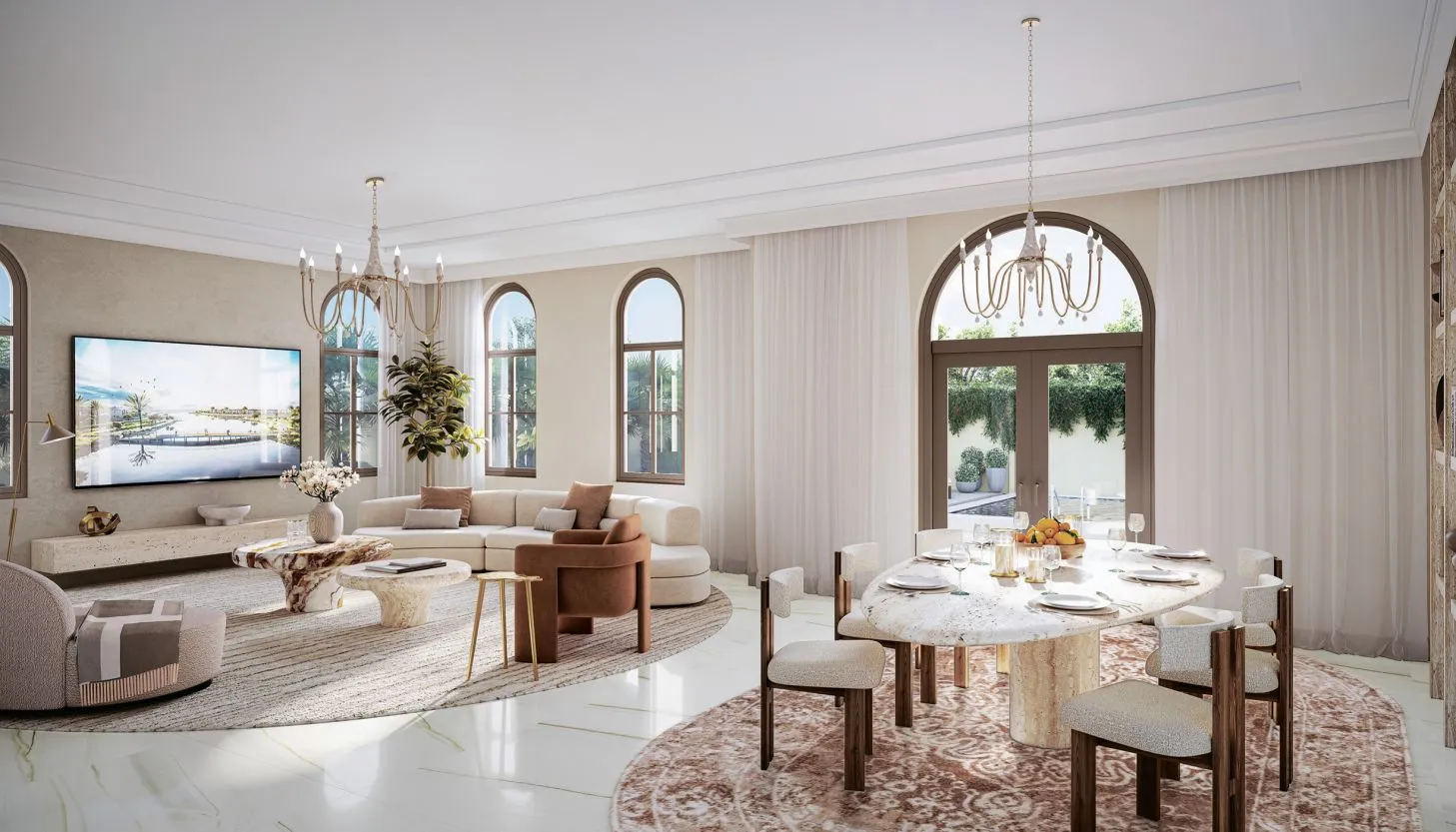 Bloom Living 7 - Almeria — интерьер гостиной
