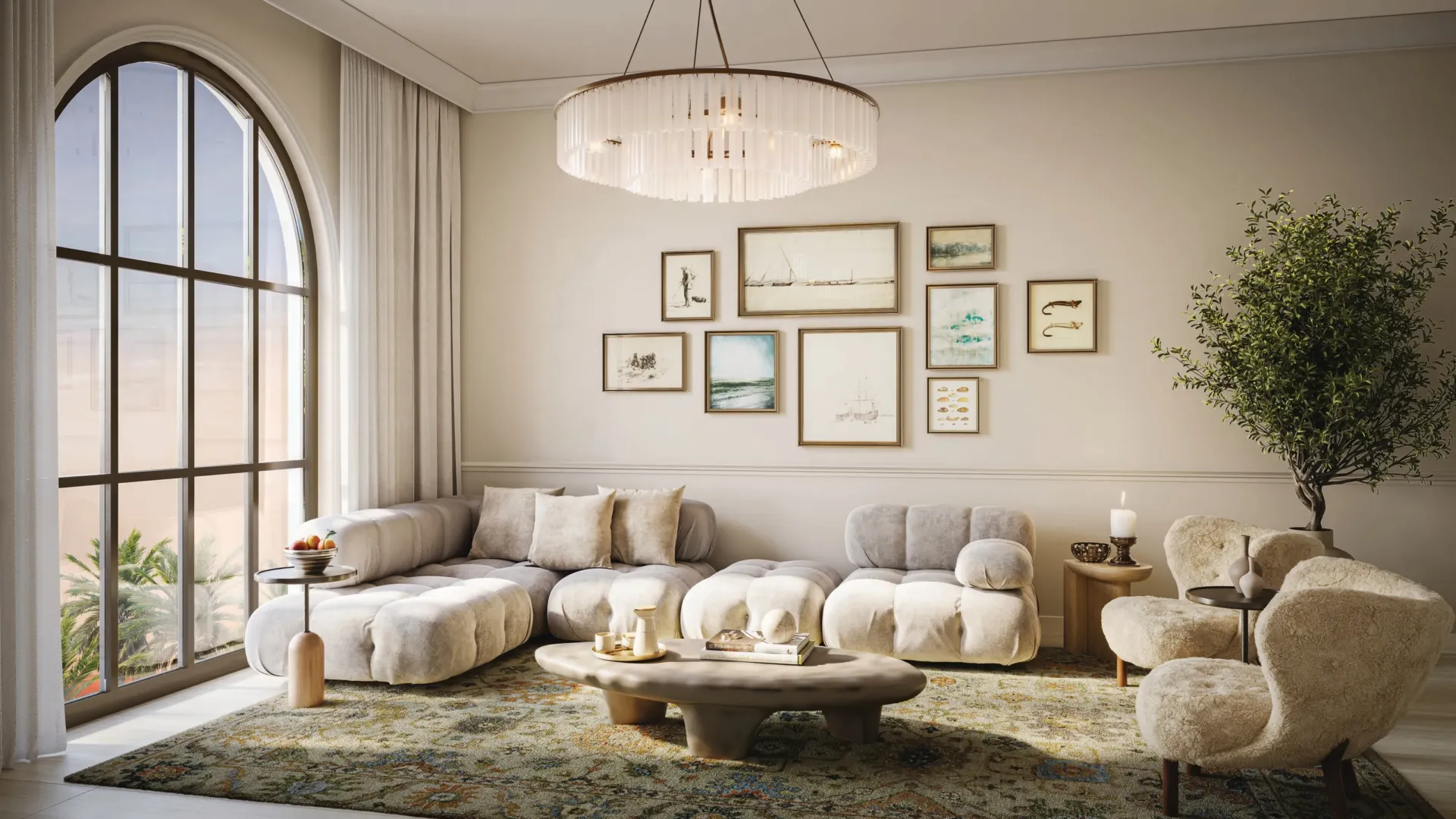 Bloom Living - Malaga — интерьер гостиной