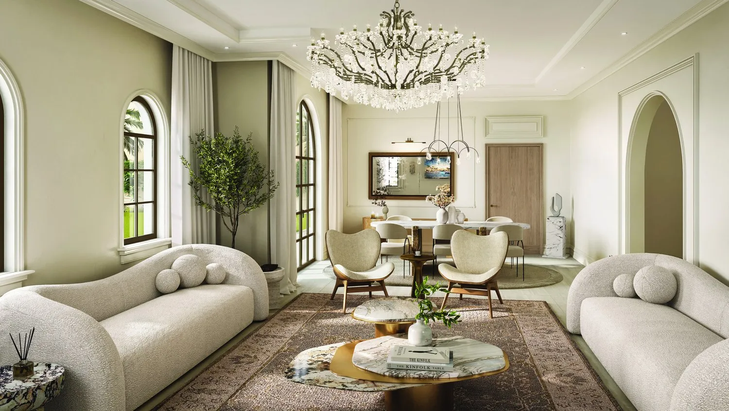 Bloom Living - Marbella — интерьер гостиной, фото 10