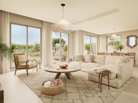 Bloom Living Olvera — интерьер гостиной