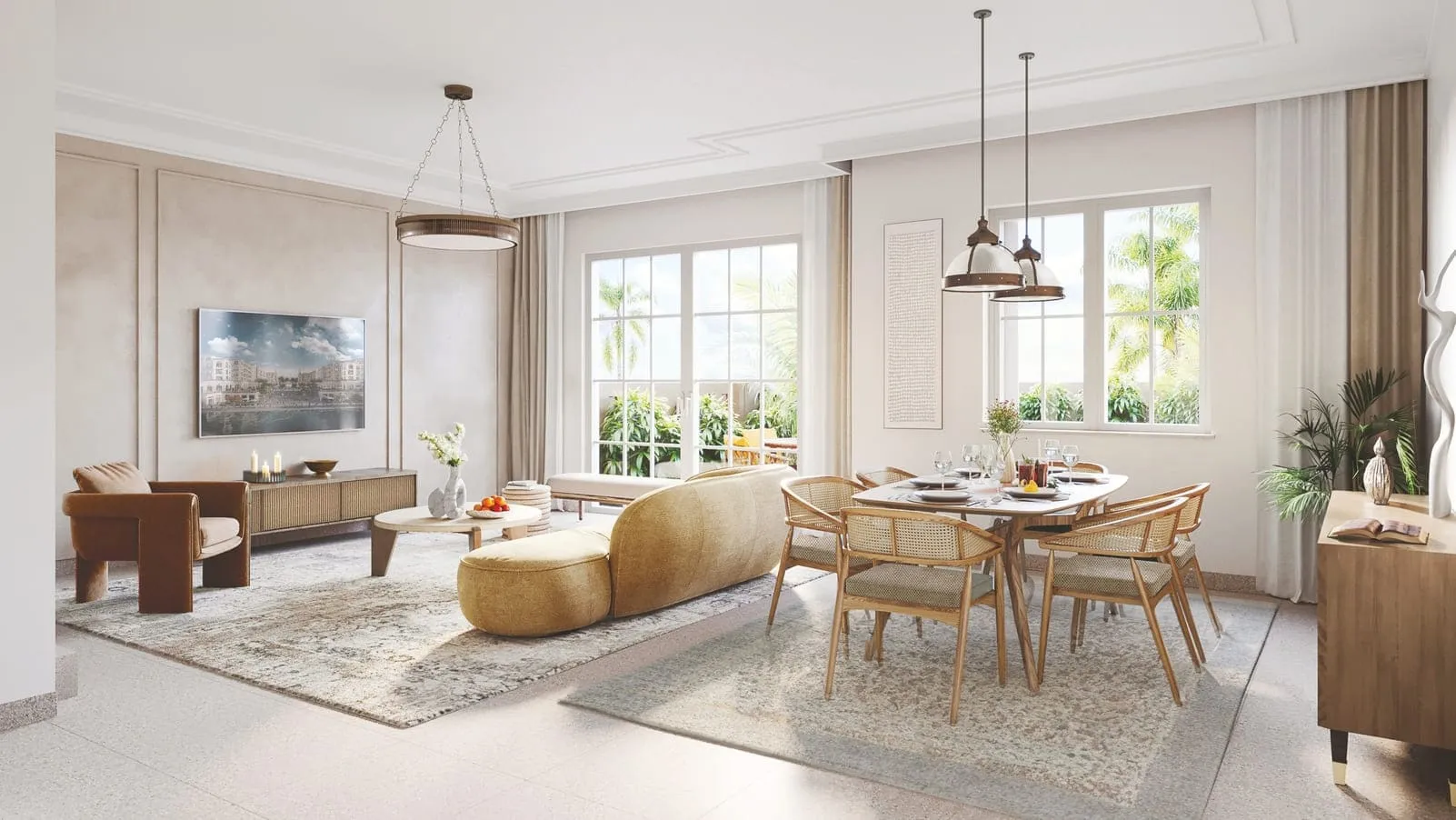 Bloom Living Seville — интерьер гостиной