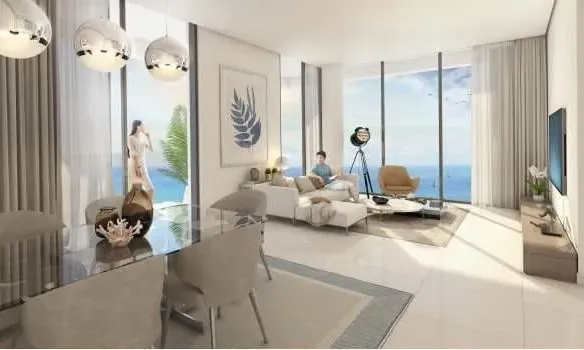 Blue Pearls — интерьер гостиной, фото 6
