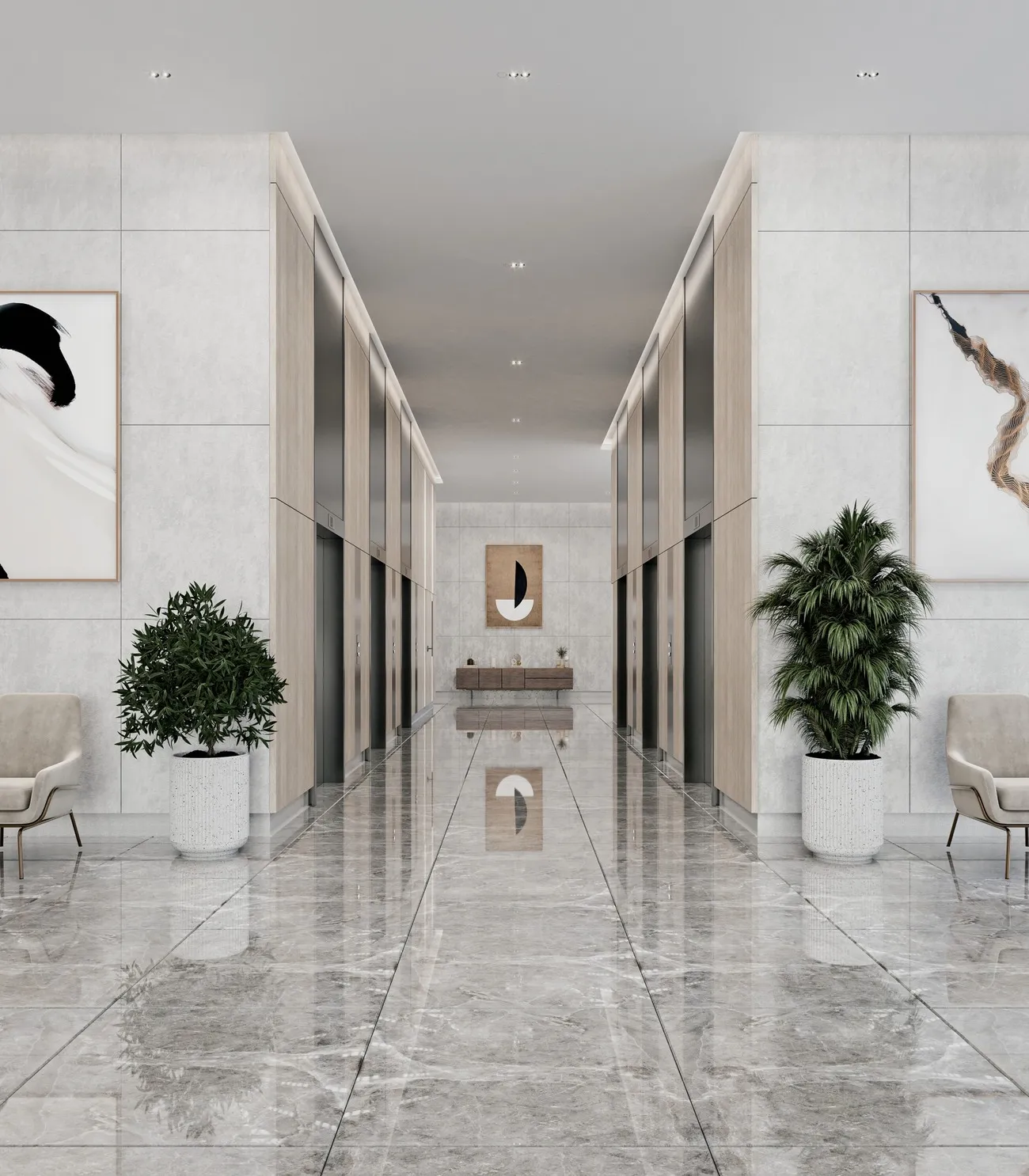 Bluebell Residence — лифтовой холл