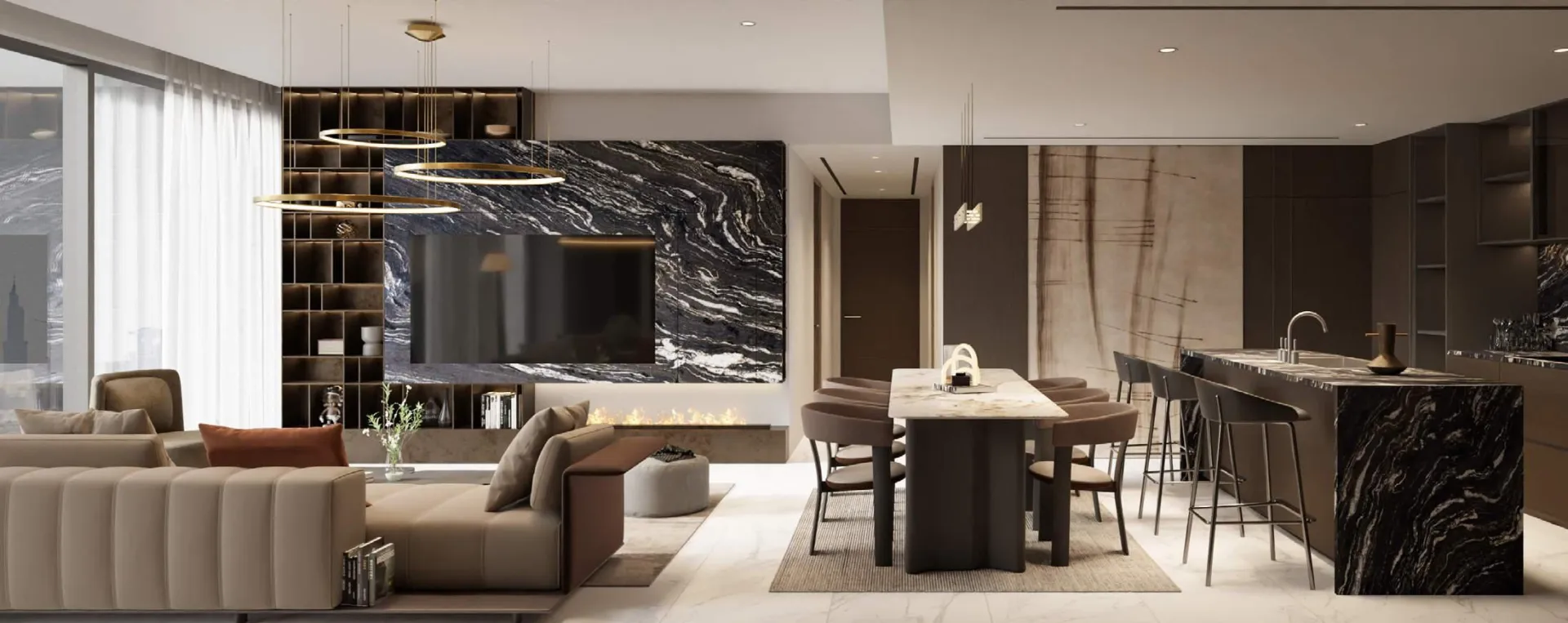 Bond Enclave — фото 11 Bond Enclave — интерьер гостиной
