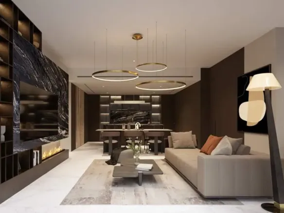 Bond Enclave — интерьер гостиной, фото 12