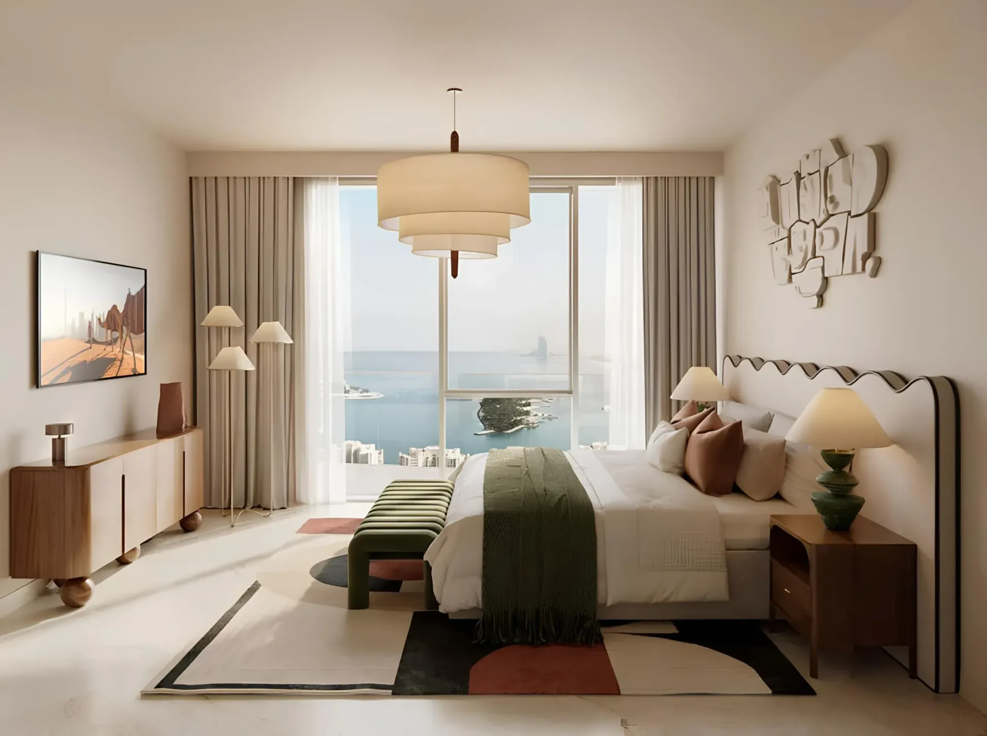 Bristol Hotel & Residences at Ramhan Island — спальня, фото 5