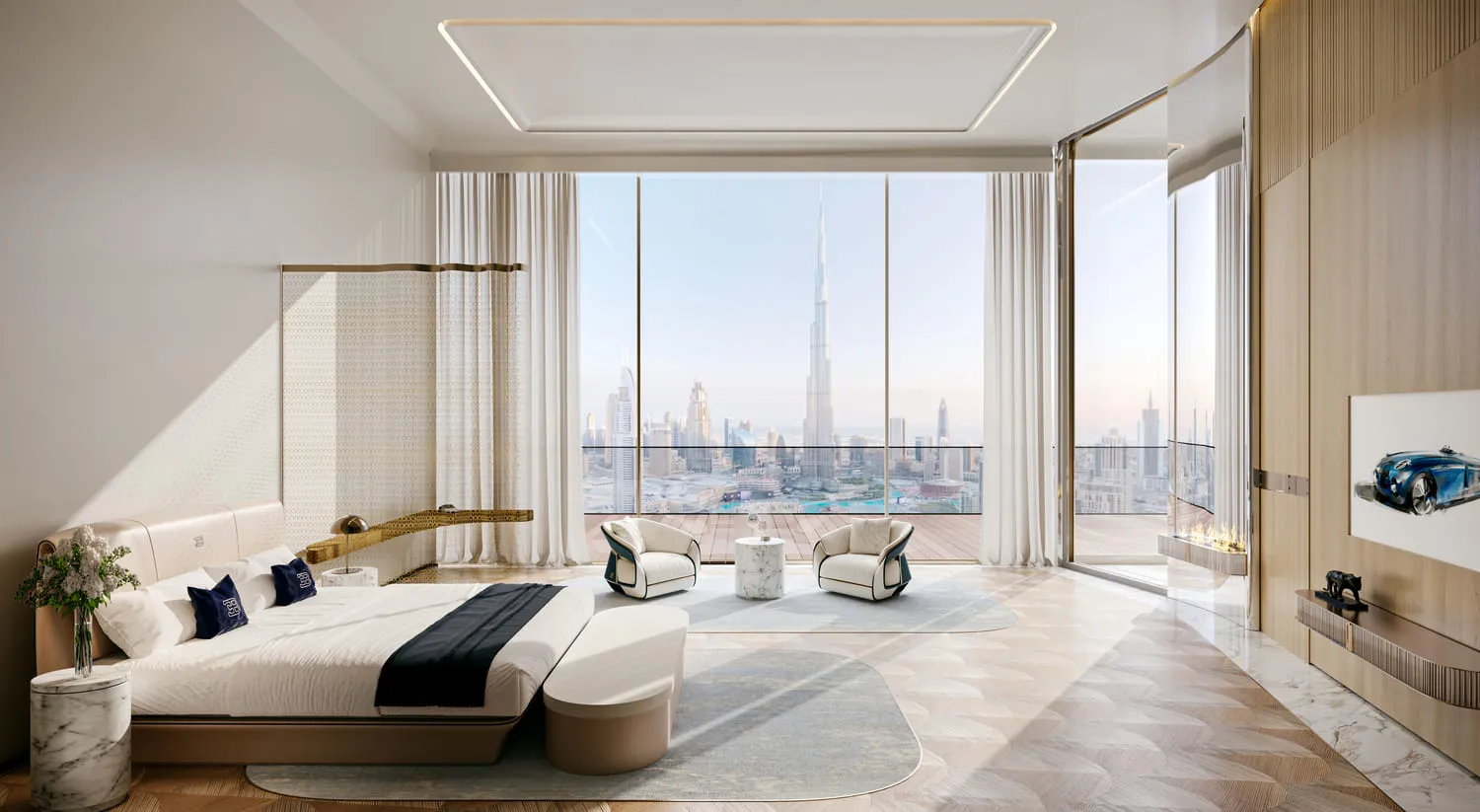 Bugatti Residences by Binghatti — спальня