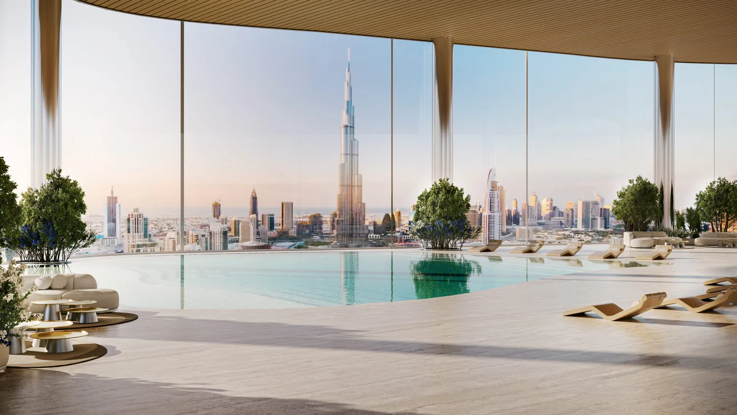 Bugatti Residences by Binghatti — бассейн