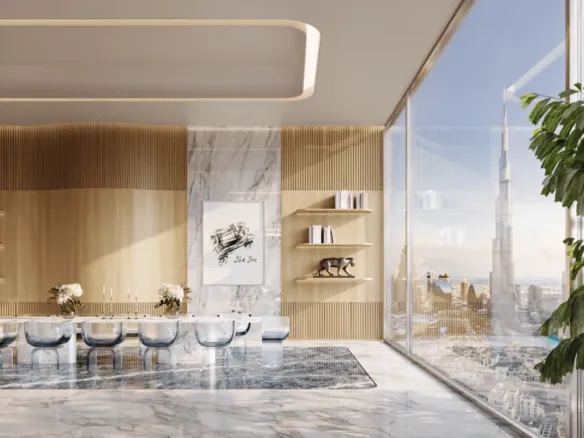 Bugatti Residences by Binghatti — обеденная зона