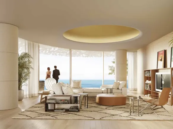 Bulgari Lighthouse — интерьер гостиной