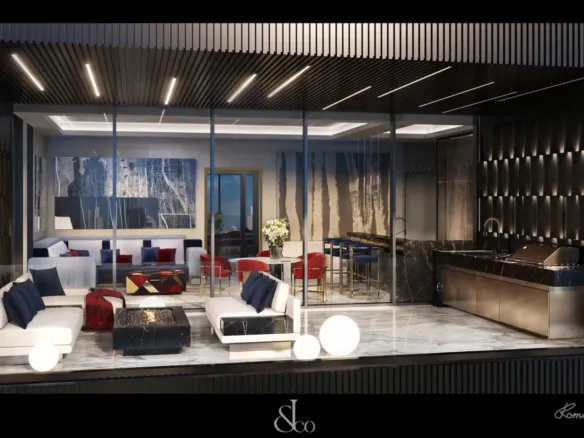 Burj Binghatti Jacob and Co Residences — терраса