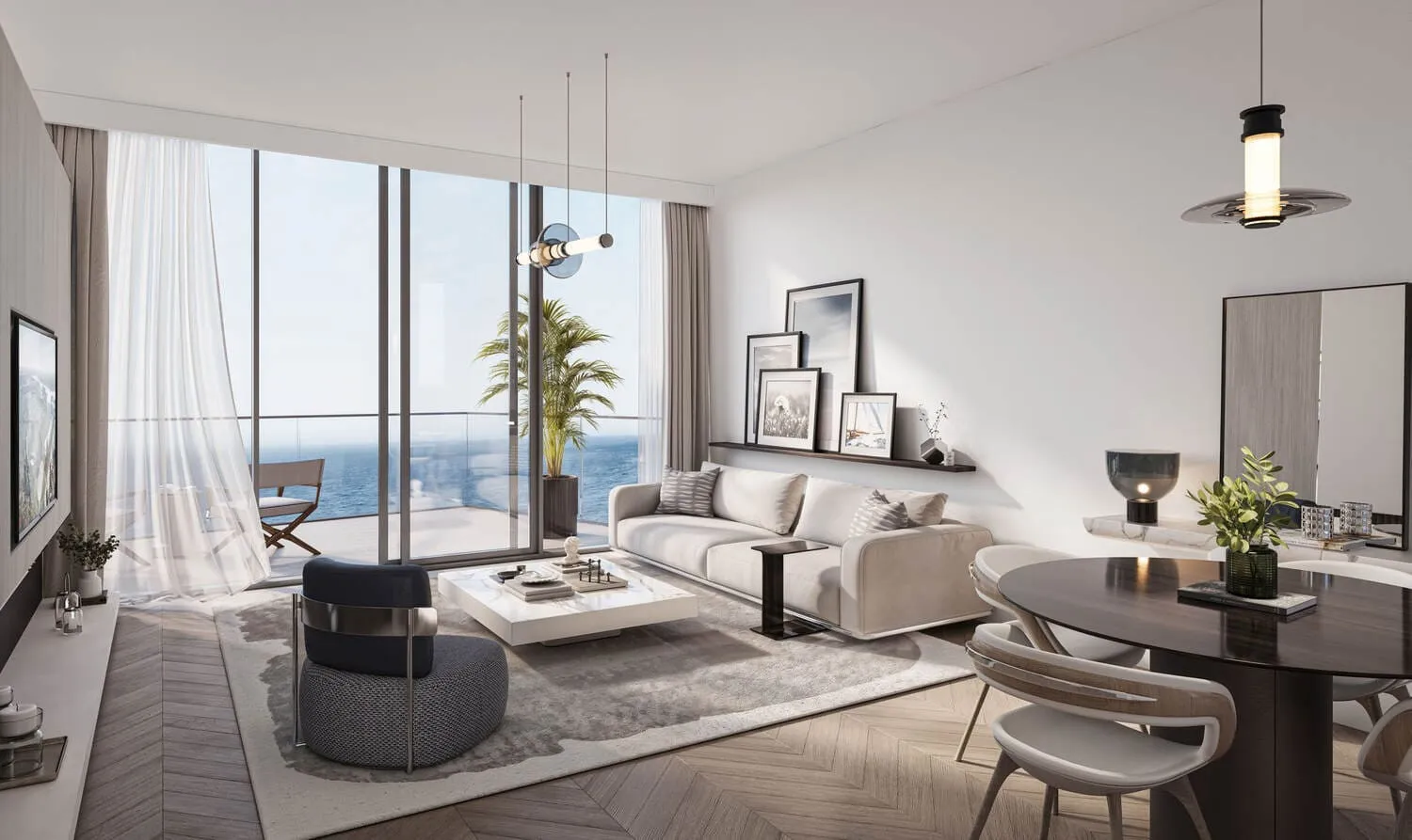 Cala del Mar — интерьер гостиной