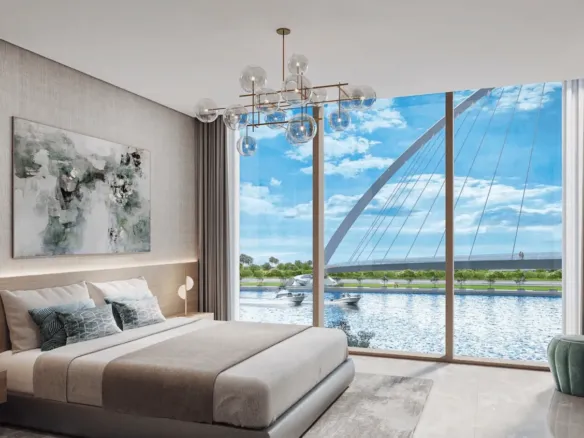 Canal Front Residences — спальня