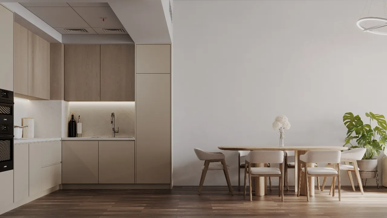 Carmel Residence — кухня-столовая