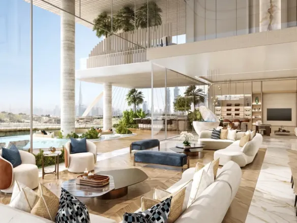 Casa Canal — интерьер гостиной