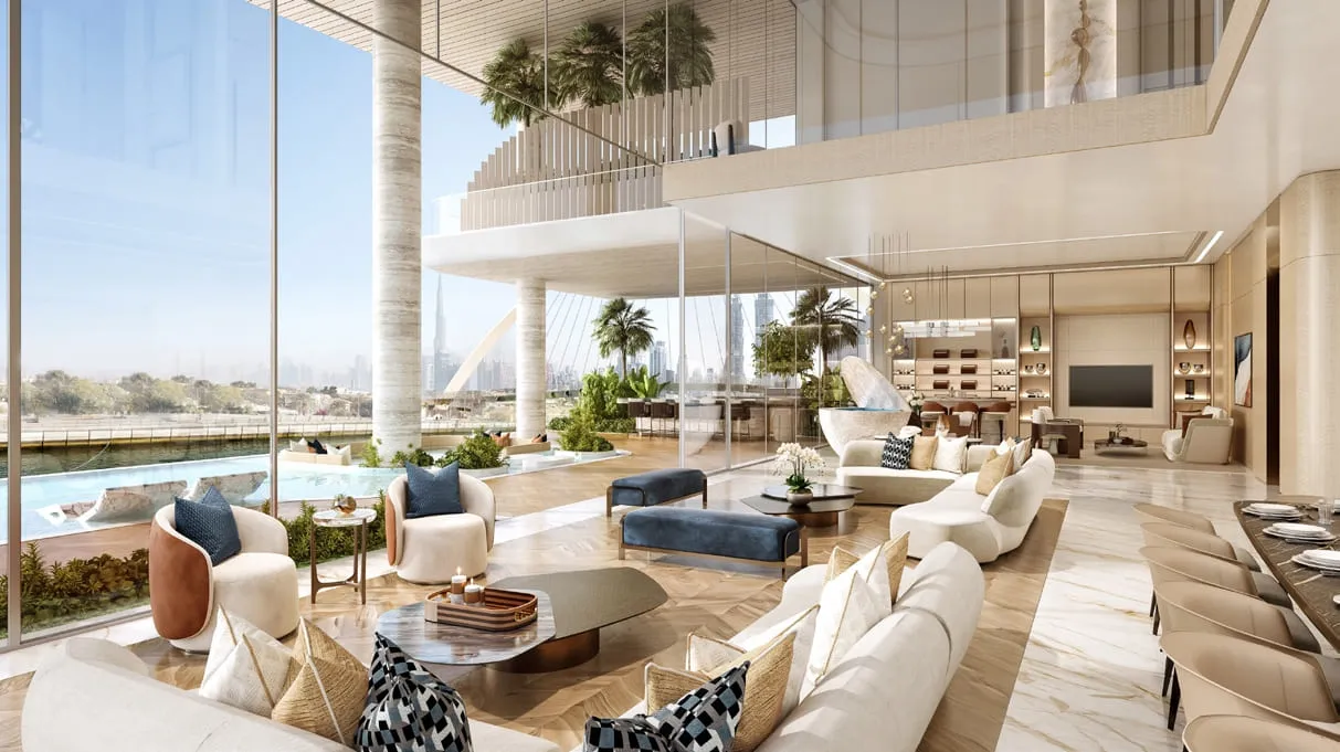 Casa Canal — интерьер гостиной