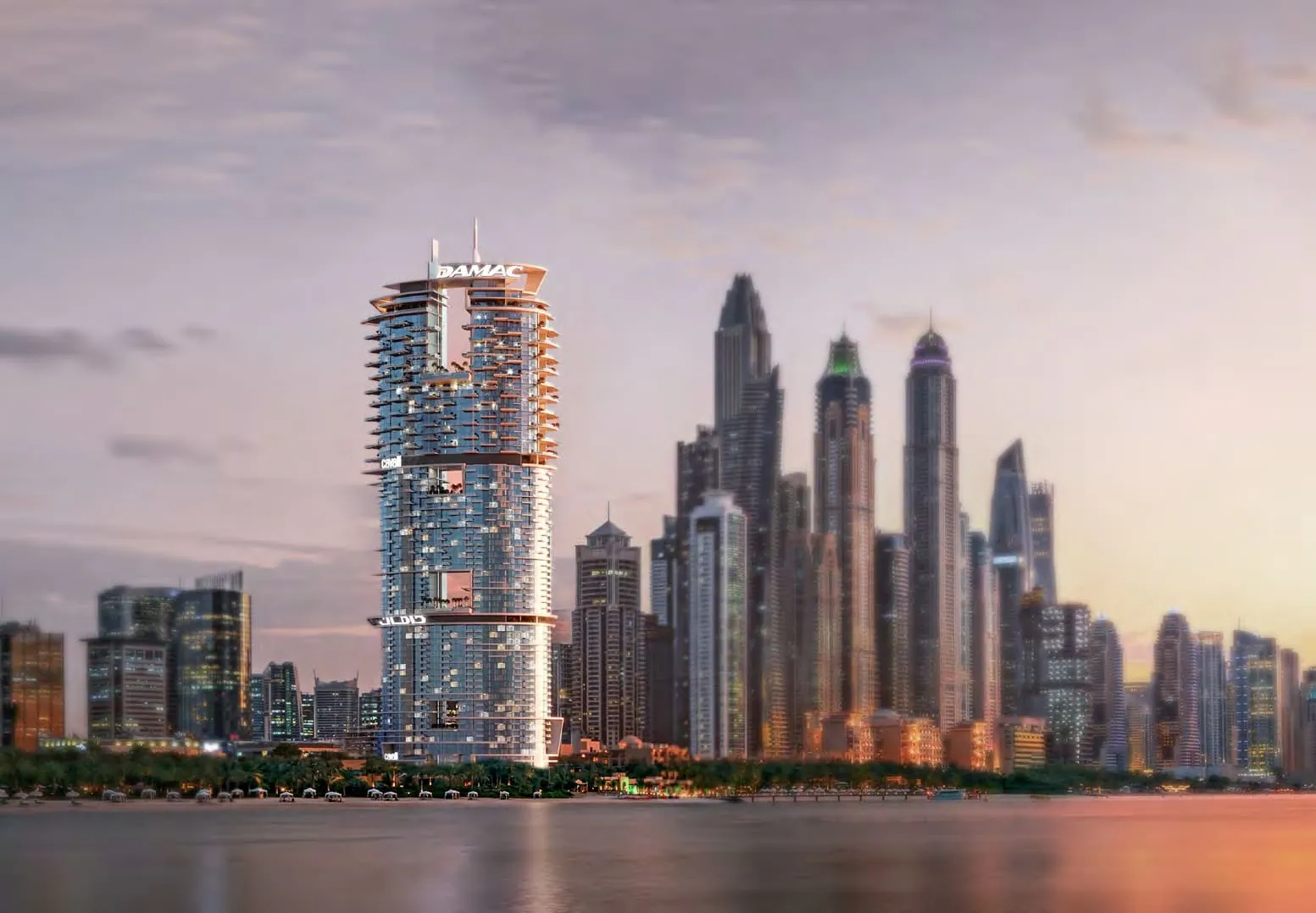 Cavalli Tower в районе Дубай Медиа Сити — фото 1