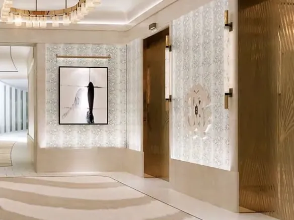 Cavalli Tower — лифтовой холл