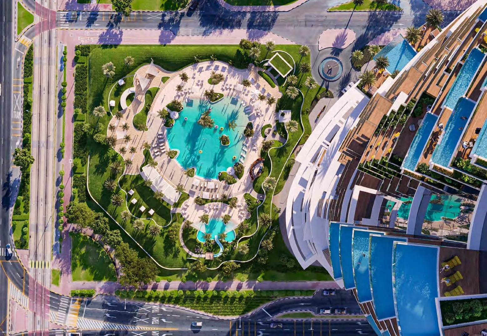 Cavalli Tower — территория комплекса
