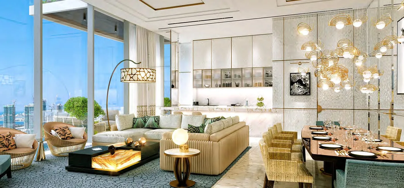 Cavalli Tower — интерьер гостиной