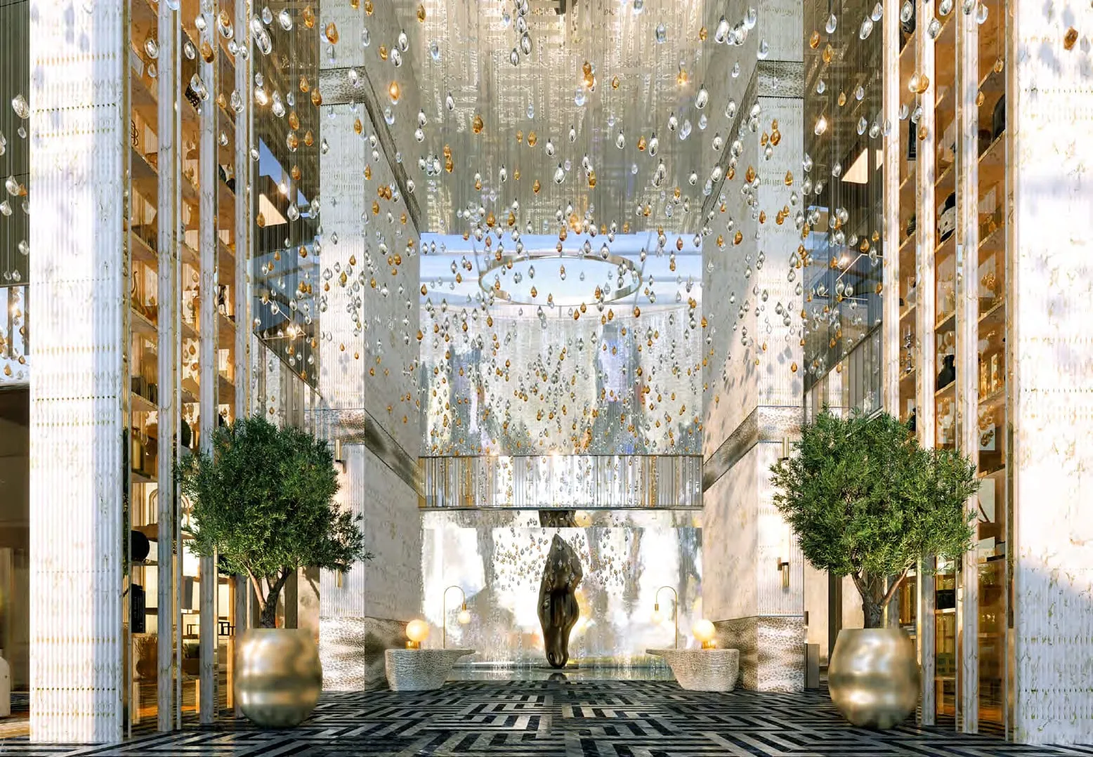 Cavalli Tower — лобби