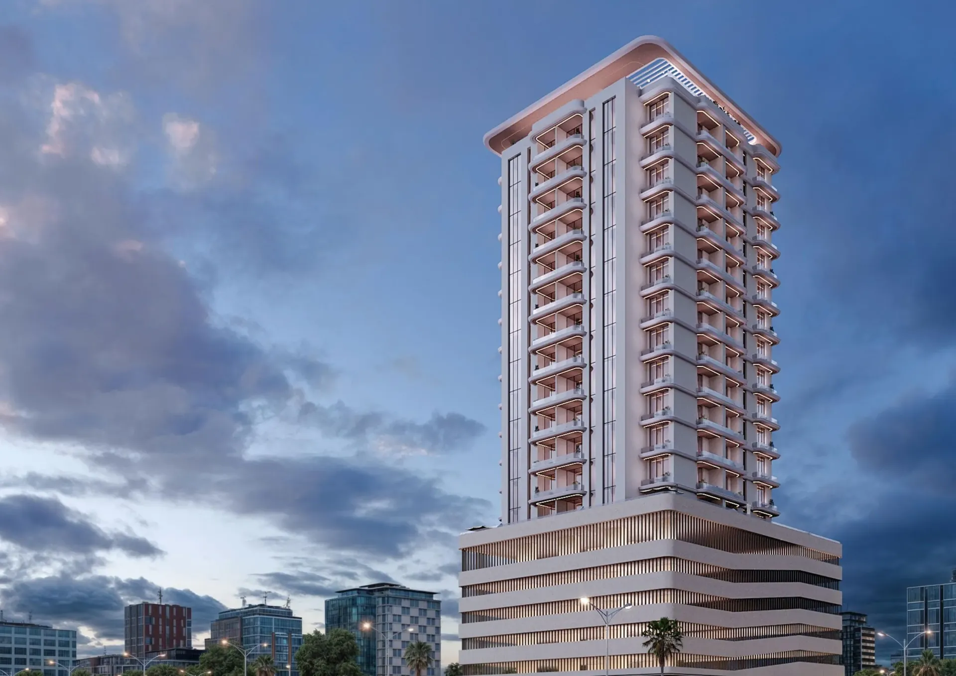 Celestara Residences в районе JVC (Джумейра Вилладж Серкл) — фото 1