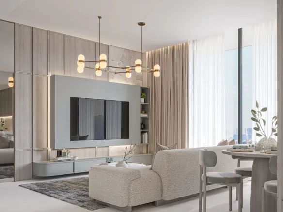 Celeste Heights — интерьер гостиной