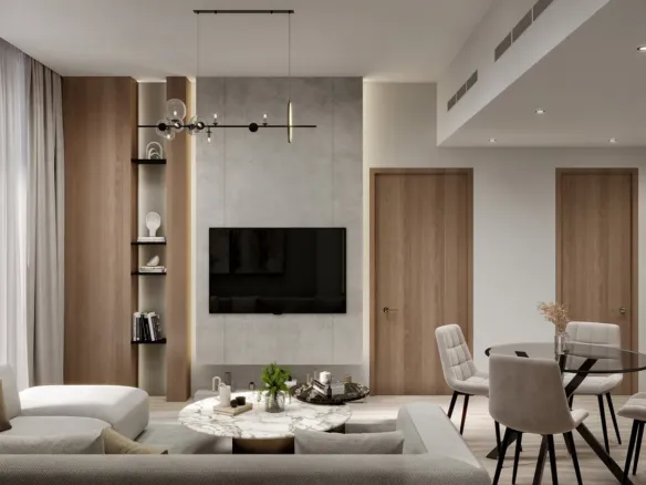 Celia Heights — интерьер гостиной