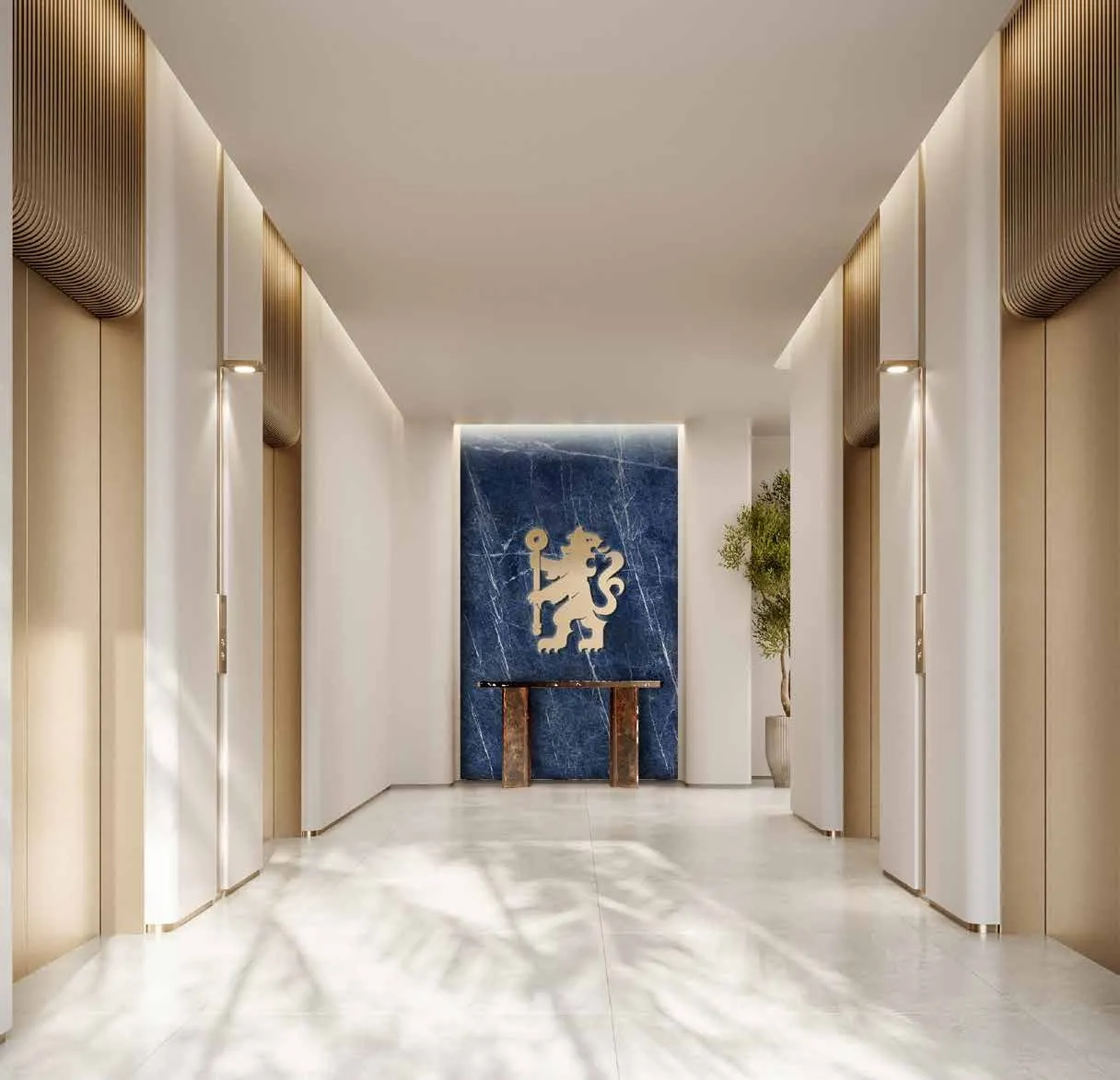 Chelsea Residences 1 Tower C — лифтовой холл