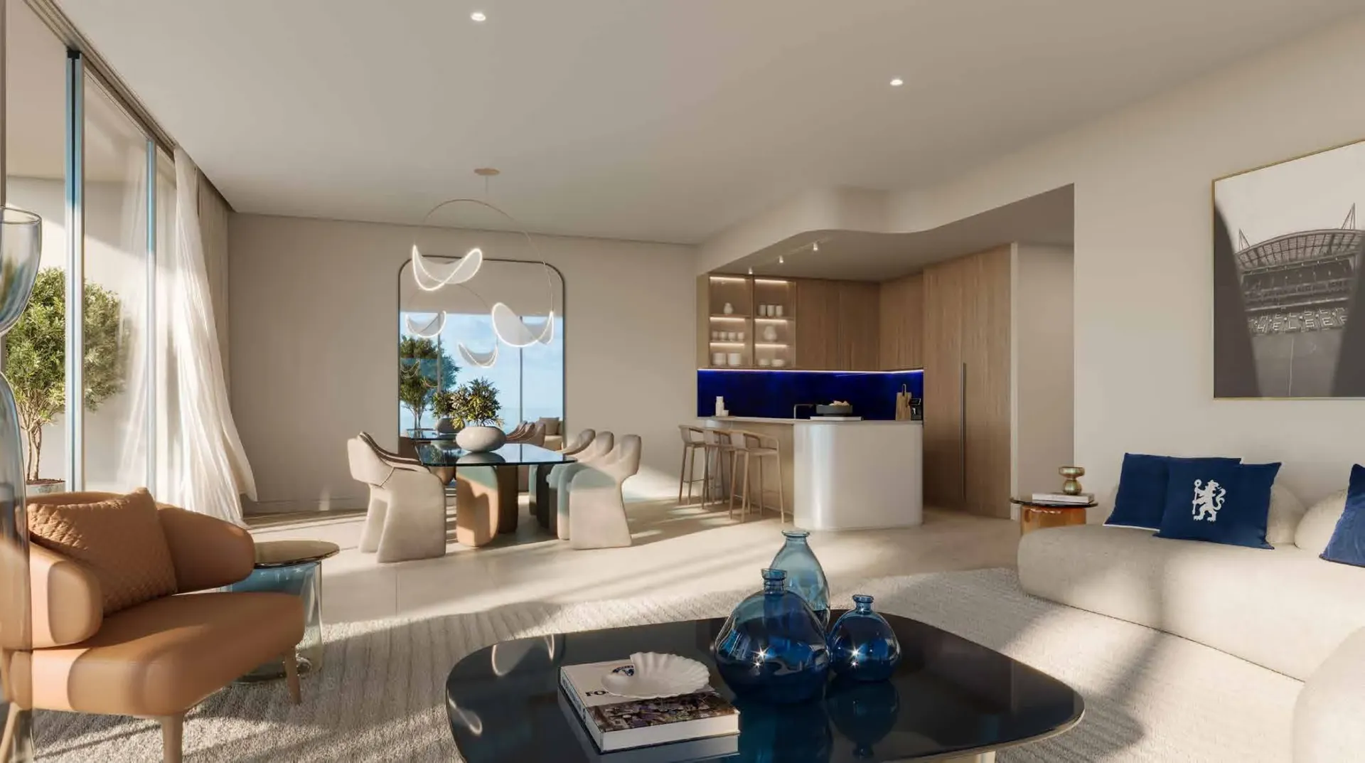 Chelsea Residences 1 Tower C — интерьер гостиной, фото 7