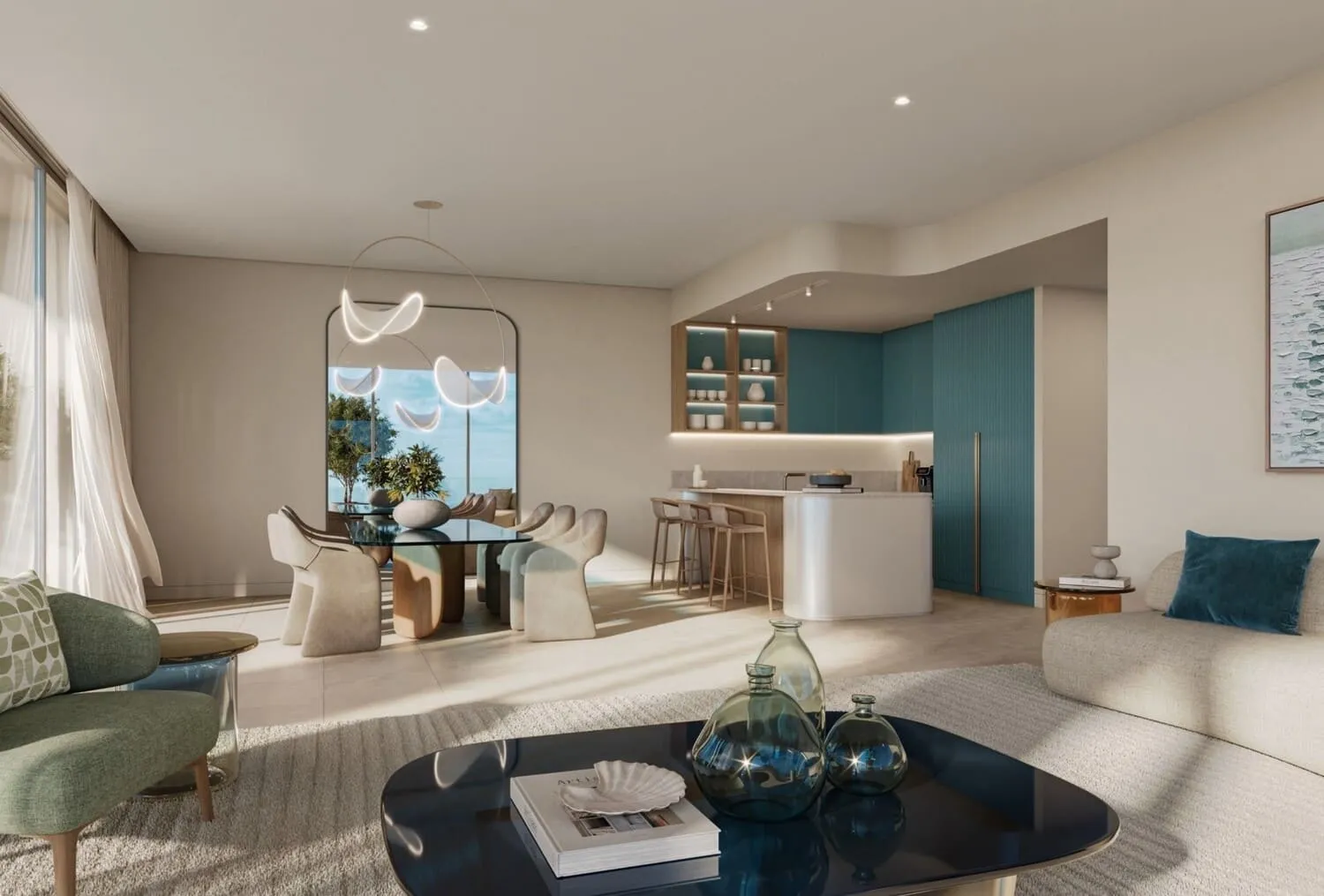 Chelsea Residences — интерьер гостиной, фото 11