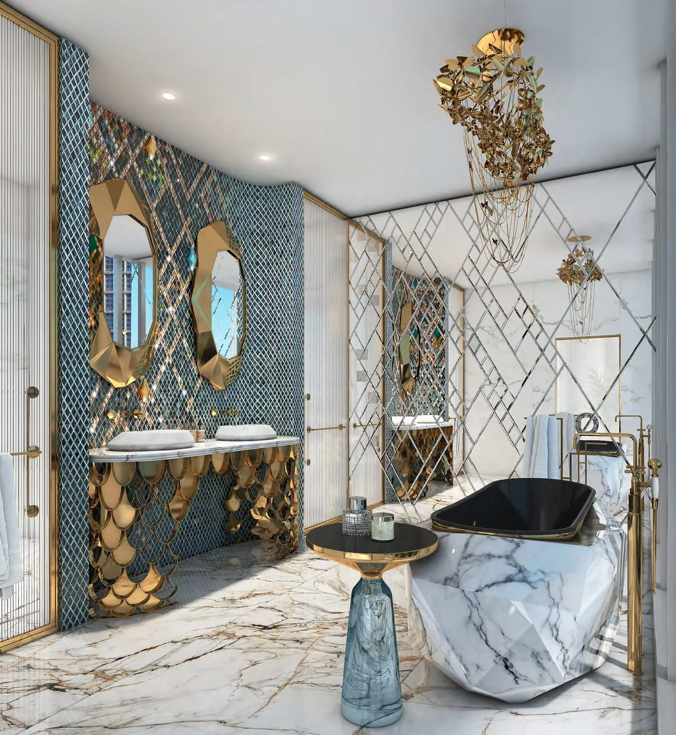 Chic Tower — ванная комната