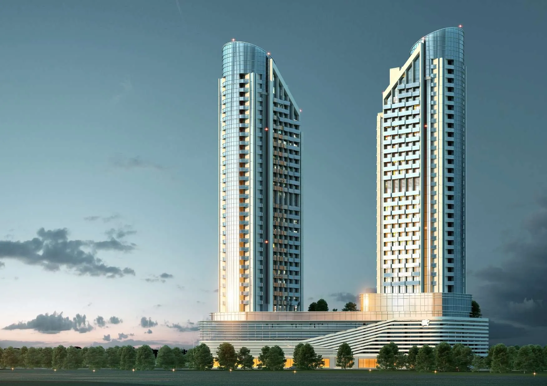 Cloud Tower в районе JVT (Джумейра Вилладж Трайангл) — фото 1