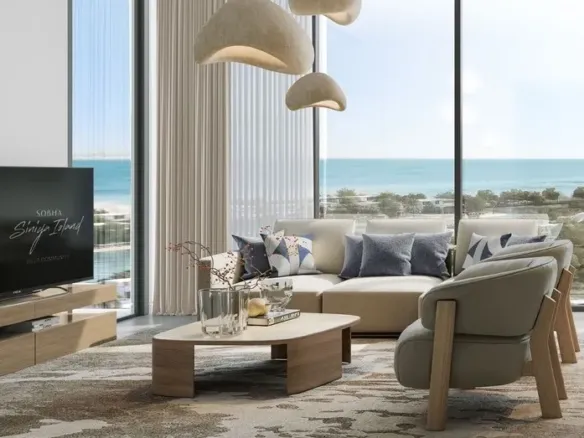 Coastline Beach Residences — интерьер гостиной