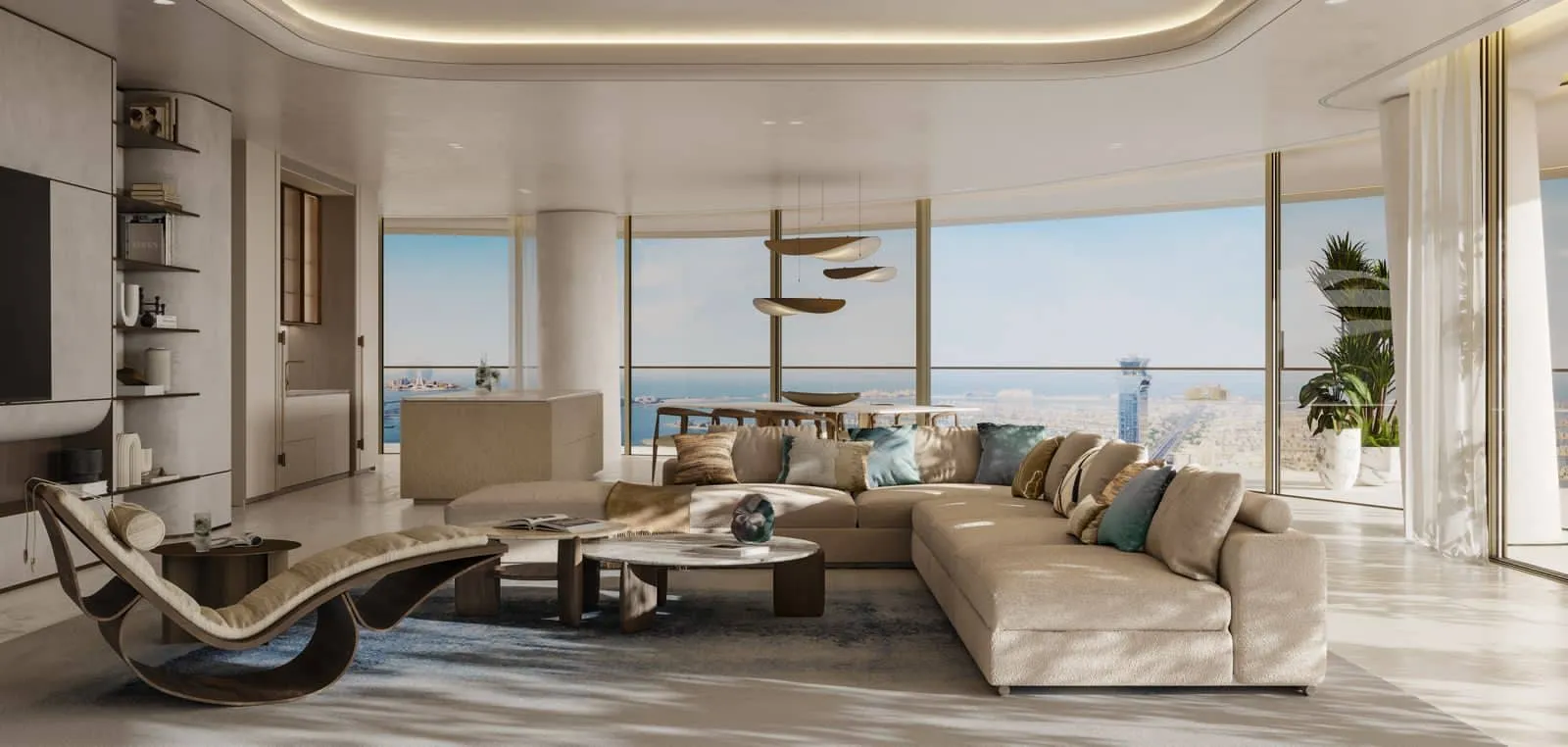 Como Residences — интерьер гостиной