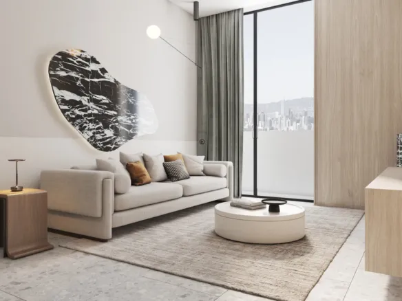 Concept 7 Residences — интерьер гостиной