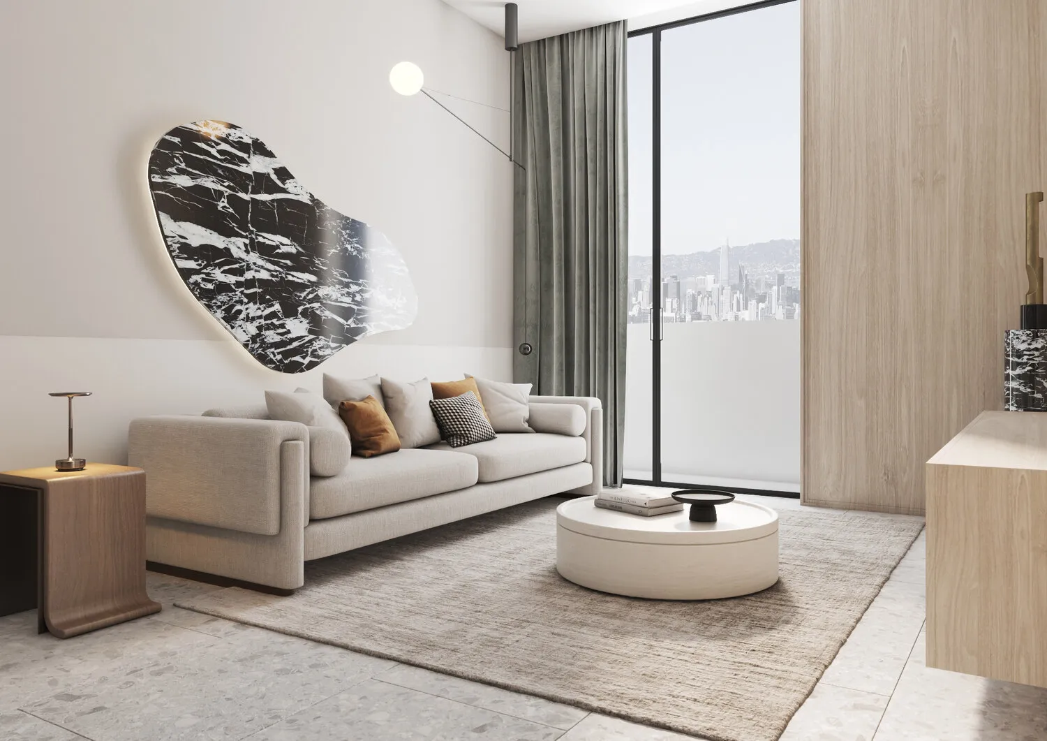 Concept 7 Residences — интерьер гостиной