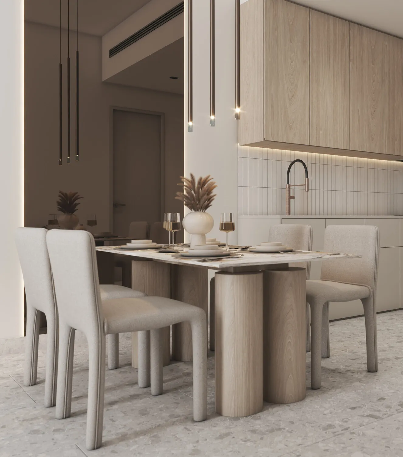 Concept 7 Residences — обеденная зона