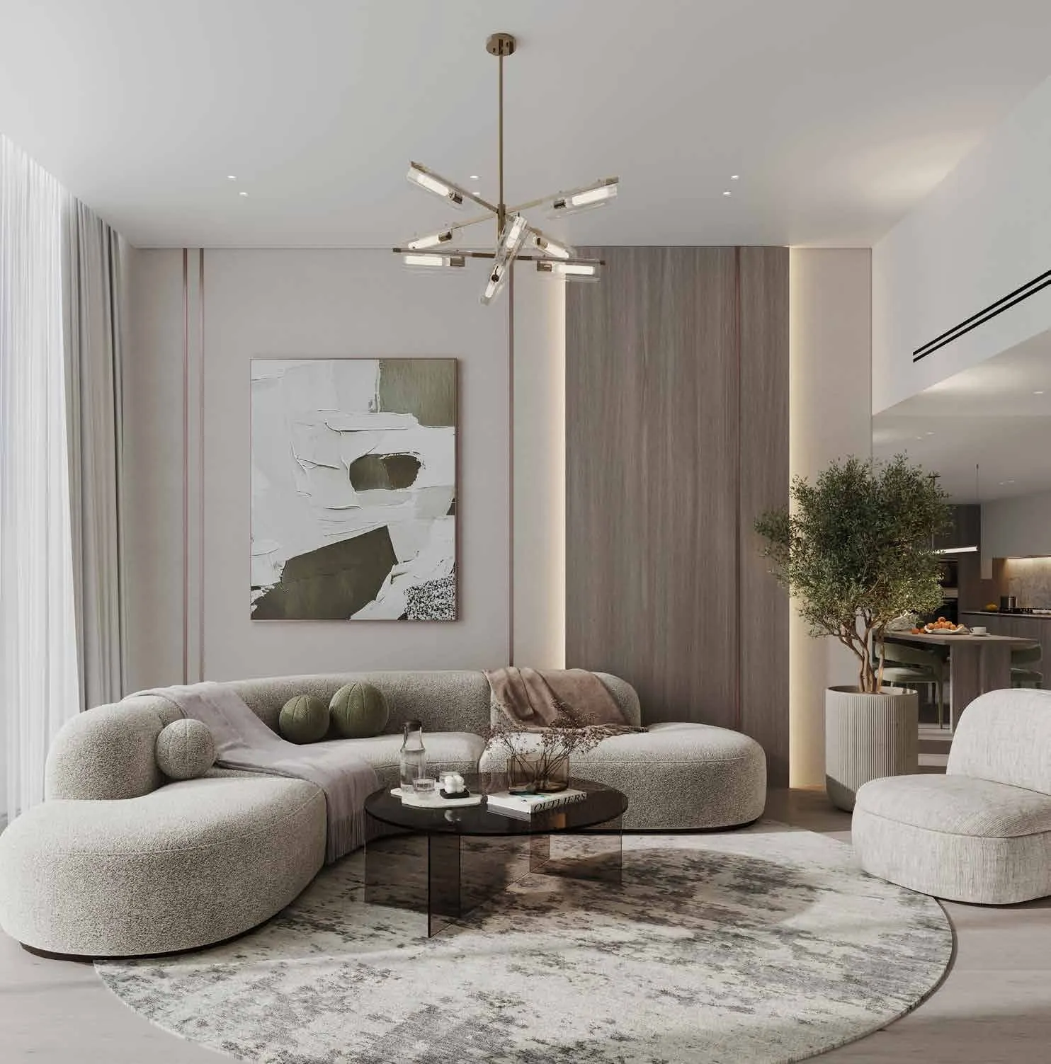 Cove Boulevard — интерьер гостиной
