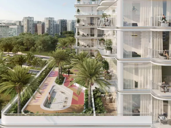 Cove Grand в районе Дубайленд Резиденс Комплекс — фото 2