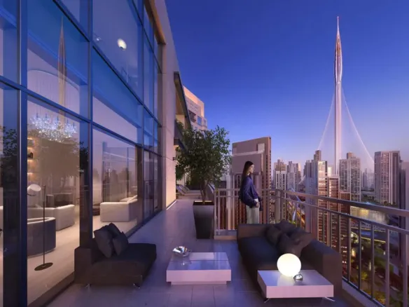 Creek Rise Tower 1 — терраса