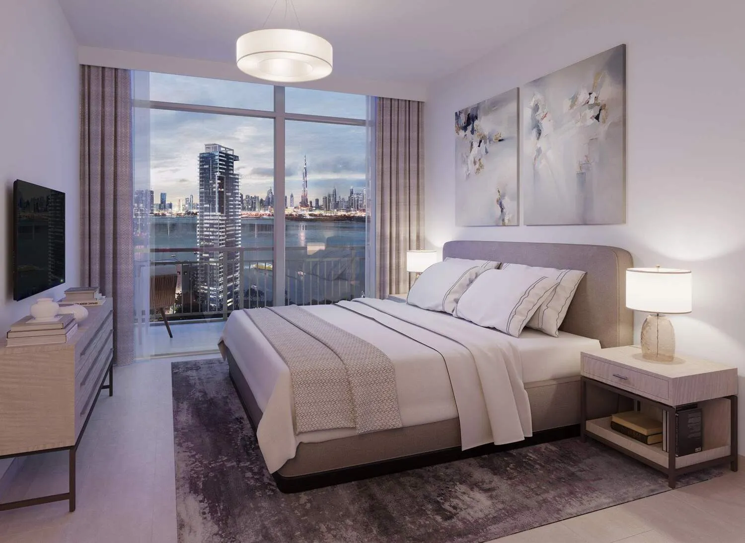 Creek Rise Tower 1 — спальня